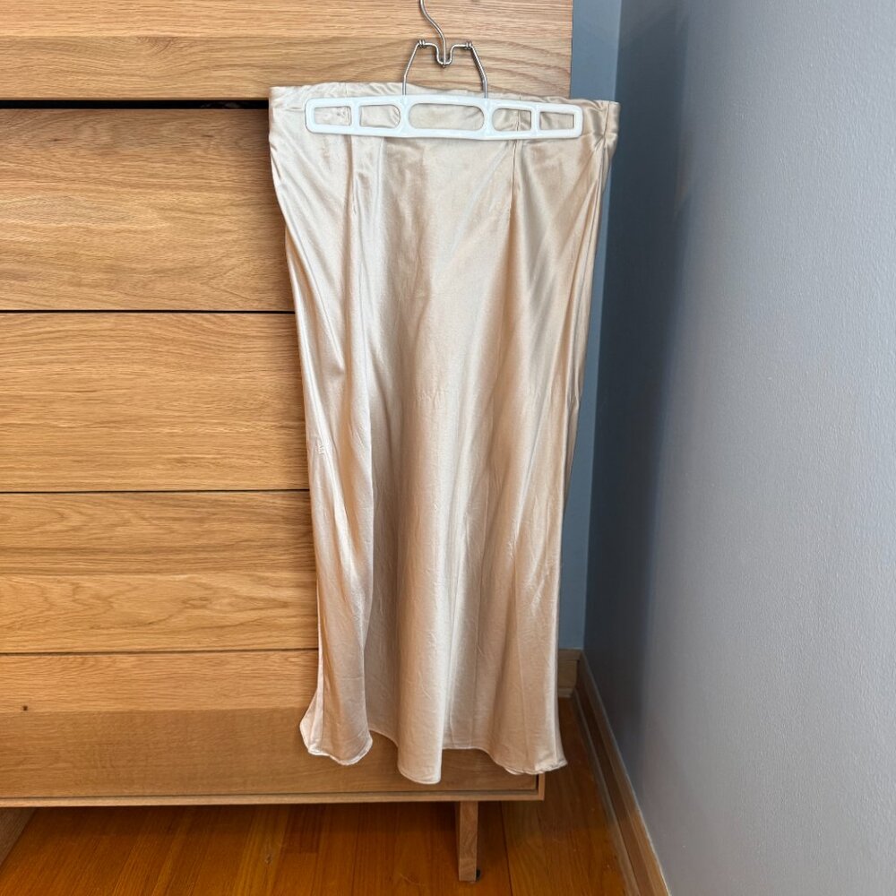 Quince 100% Washable Silk Skirt M